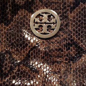 Tory Burch snakeskin wristlet